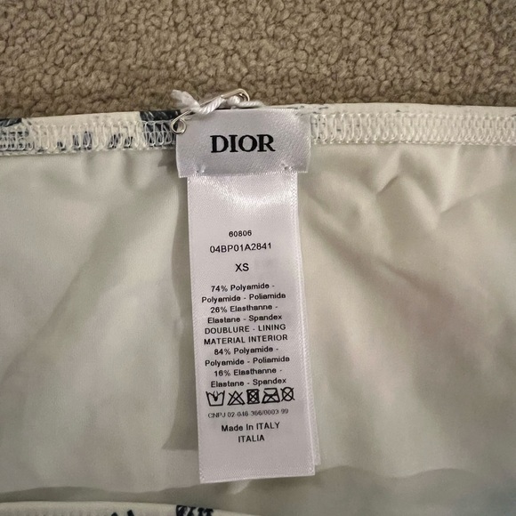 DIOR Toile de Jouy Porcelain Blue Bikini Top & Bottom Set XS NWT - Picture 5 of 10